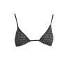 KARL LAGERFELD BEACHWEAR COSTUME PARTE SOPRA DONNA NERO