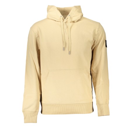 CALVIN KLEIN FELPA SENZA ZIP UOMO BEIGE