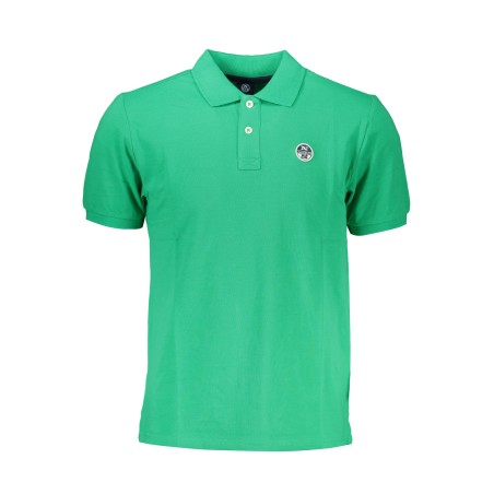 NORTH SAILS POLO MANICHE CORTE UOMO VERDE