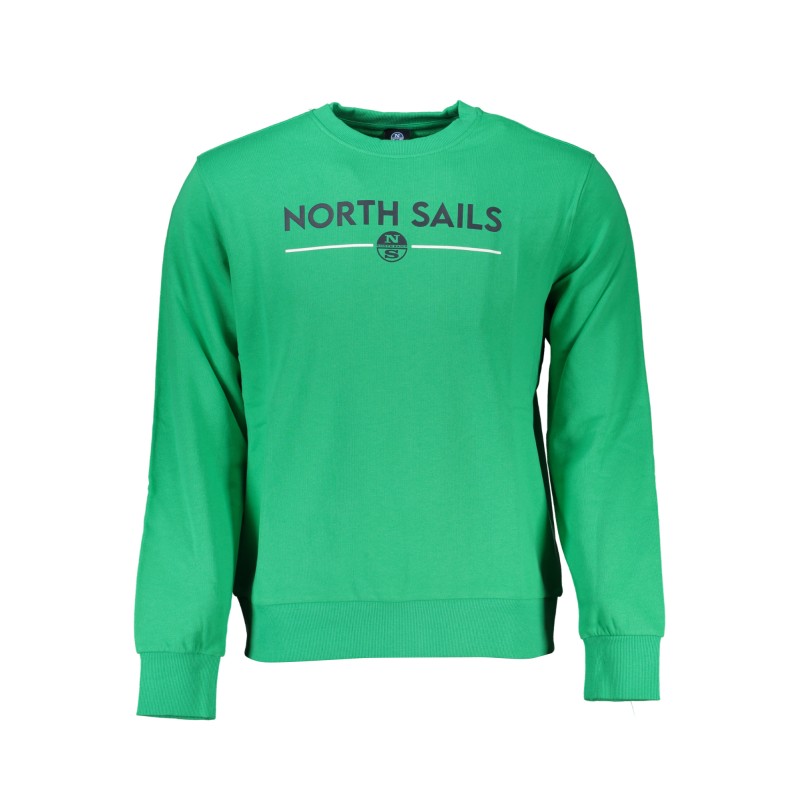 NORTH SAILS FELPA SENZA ZIP UOMO VERDE