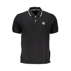 NORTH SAILS POLO MANICHE CORTE UOMO NERO