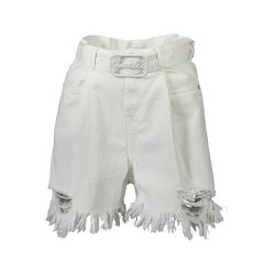 GAELLE PARIS PANTALONE SHORT DONNA BIANCO