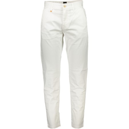 HUGO BOSS PANTALONE UOMO BIANCO