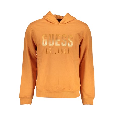 GUESS JEANS FELPA SENZA ZIP UOMO ARANCIO