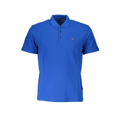 NAPAPIJRI POLO MANICHE CORTE UOMO BLU