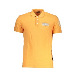 NAPAPIJRI POLO MANICHE CORTE UOMO ARANCIO