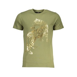 CAVALLI CLASS T-SHIRT MANICHE CORTE UOMO VERDE