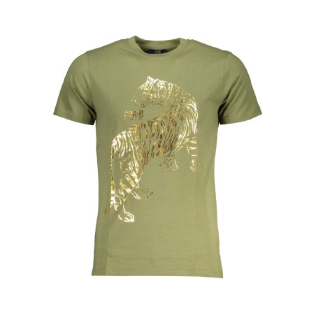 CAVALLI CLASS T-SHIRT MANICHE CORTE UOMO VERDE