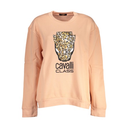 CAVALLI CLASS FELPA SENZA ZIP DONNA ROSA