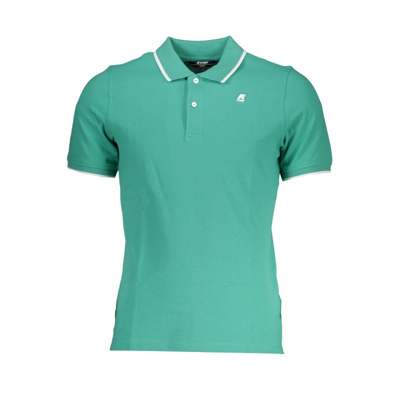 K-WAY POLO MANICHE CORTE UOMO VERDE