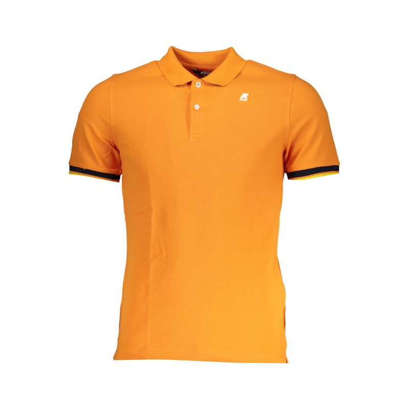 K-WAY POLO MANICHE CORTE UOMO ARANCIO