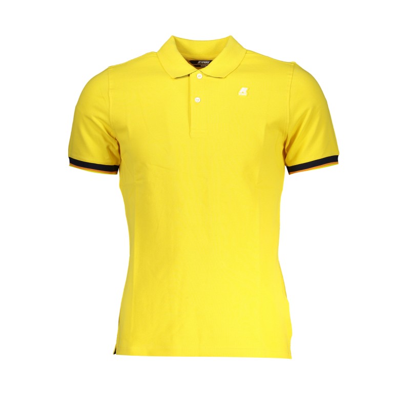 K-WAY POLO MANICHE CORTE UOMO GIALLO