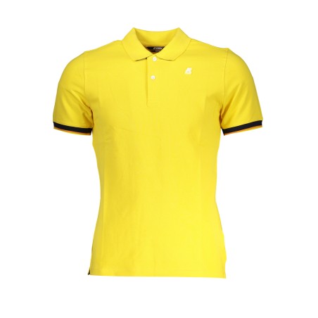 K-WAY POLO MANICHE CORTE UOMO GIALLO