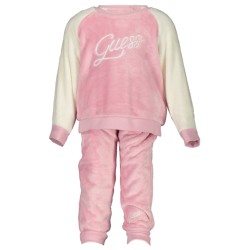 GUESS JEANS FELPA SENZA ZIP BAMBINA ROSA