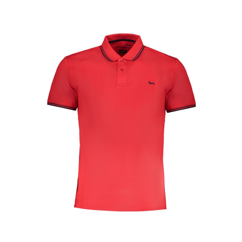 HARMONT & BLAINE POLO MANICHE CORTE UOMO ROSSO