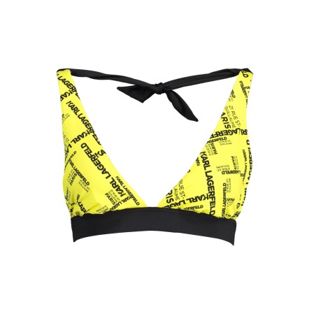 KARL LAGERFELD BEACHWEAR COSTUME PARTE SOPRA DONNA GIALLO