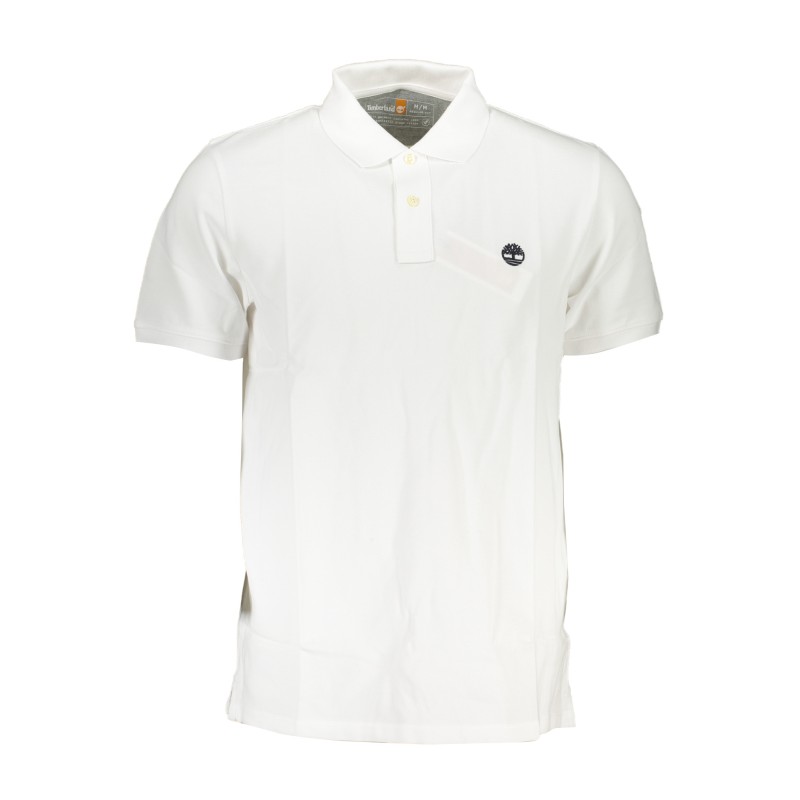 TIMBERLAND POLO MANICHE CORTE UOMO BIANCO