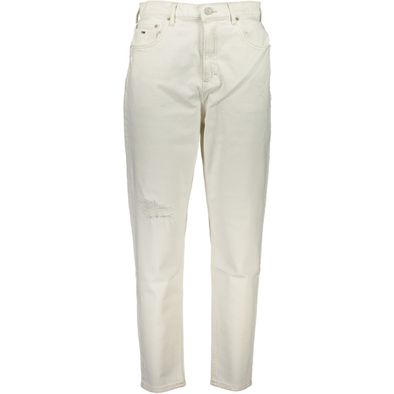 TOMMY HILFIGER JEANS DENIM DONNA BIANCO