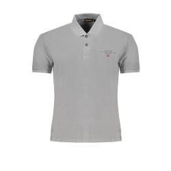 NAPAPIJRI POLO MANICHE CORTE UOMO GRIGIO