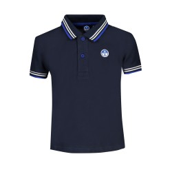 NORTH SAILS POLO MANICHE CORTE BAMBINO BLU