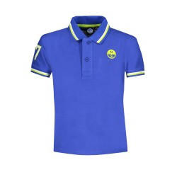 NORTH SAILS POLO MANICHE CORTE BAMBINO BLU