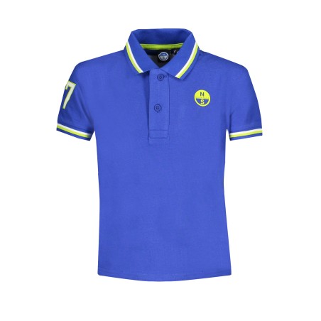 NORTH SAILS POLO MANICHE CORTE BAMBINO BLU