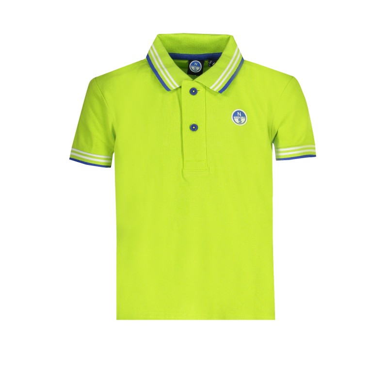 NORTH SAILS POLO MANICHE CORTE BAMBINO VERDE