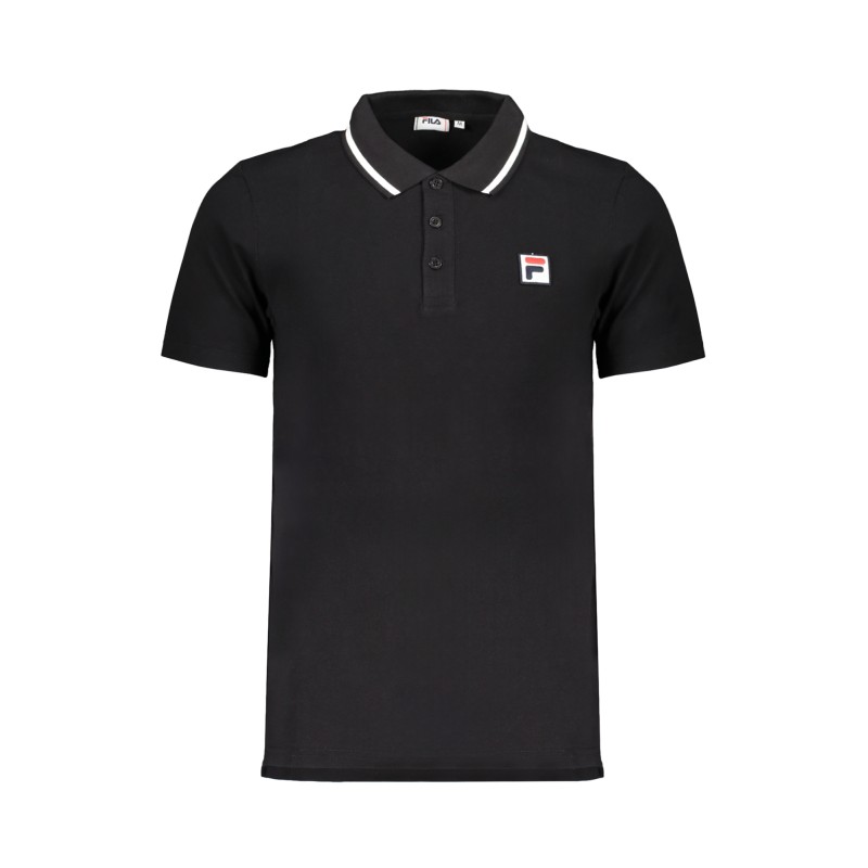 FILA POLO MANICHE CORTE UOMO NERO