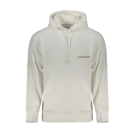 CALVIN KLEIN FELPA SENZA ZIP UOMO BIANCO