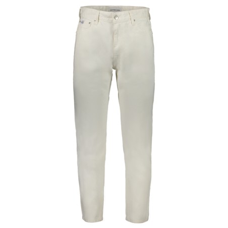 CALVIN KLEIN JEANS DENIM UOMO BIANCO