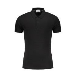 CALVIN KLEIN POLO MANICHE CORTE UOMO NERO