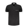 CALVIN KLEIN POLO MANICHE CORTE UOMO NERO