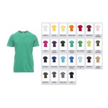 T-Shirt SUNSET girocollo manica corta