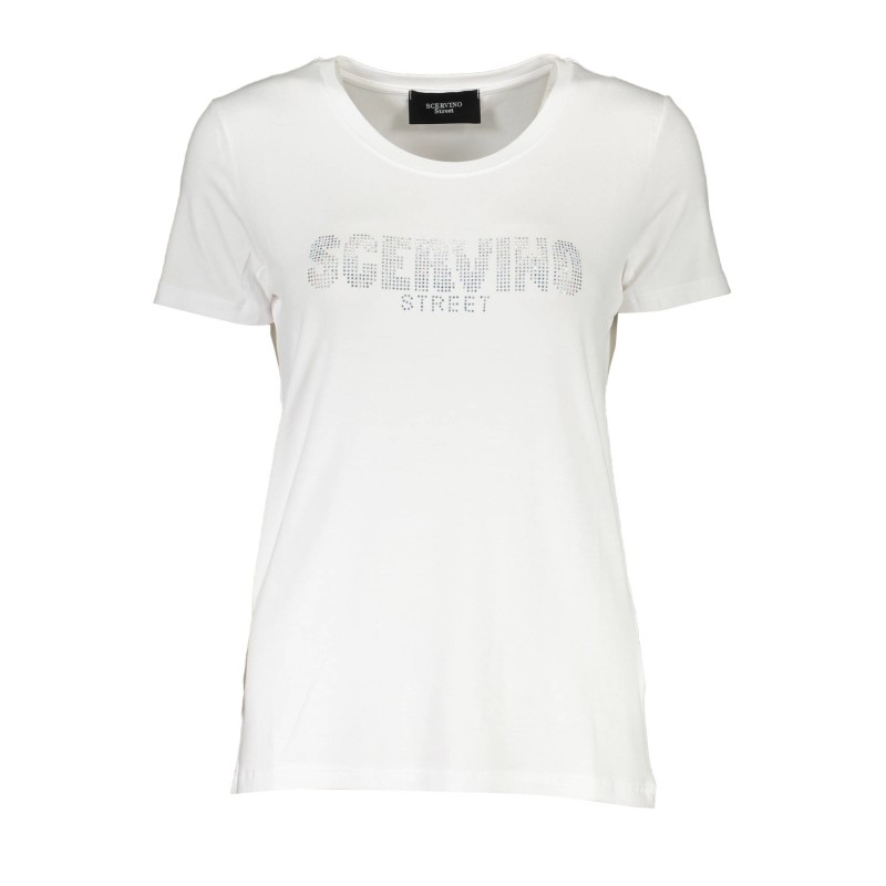 SCERVINO STREET T-SHIRT MANICHE CORTE DONNA BIANCO