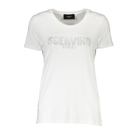 SCERVINO STREET T-SHIRT MANICHE CORTE DONNA BIANCO