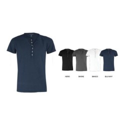 T-Shirt UNLIMITED 100% cotone pettinato Slubby jersey effetto fiammato