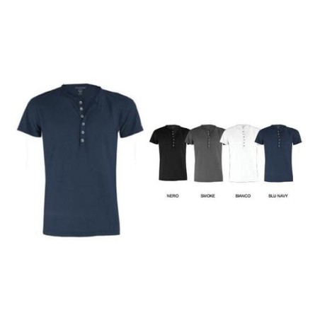 T-Shirt UNLIMITED 100% cotone pettinato Slubby jersey effetto fiammato
