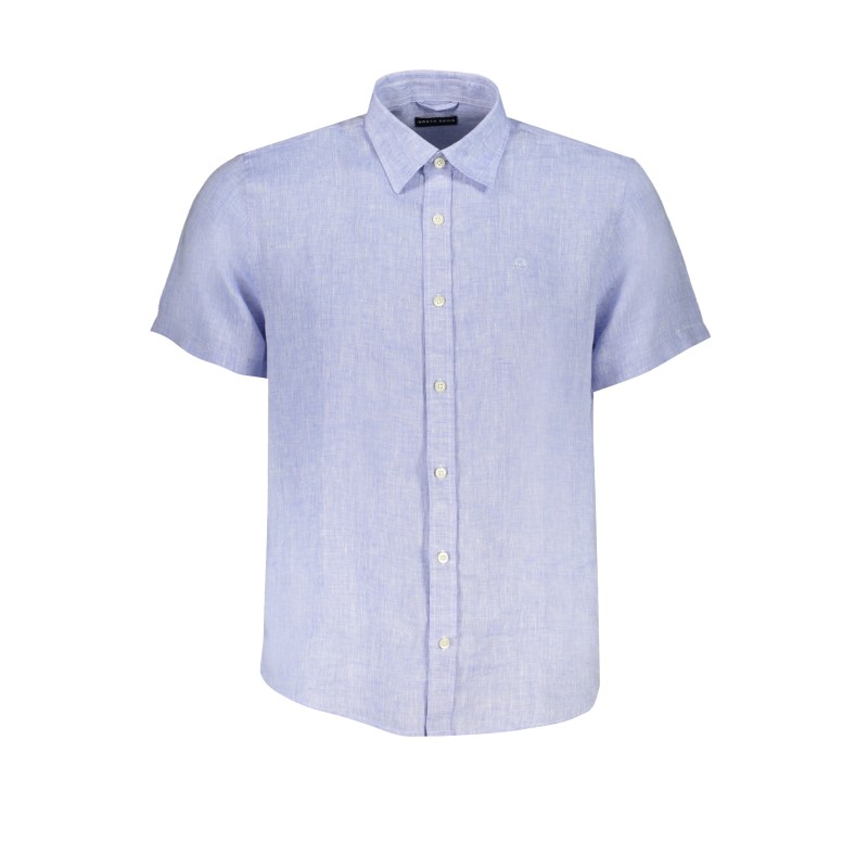 NORTH SAILS CAMICIA MANICHE CORTE UOMO AZZURRO