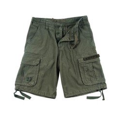 Bermuda AirBorne KORPS in 100% cotone Stonewash