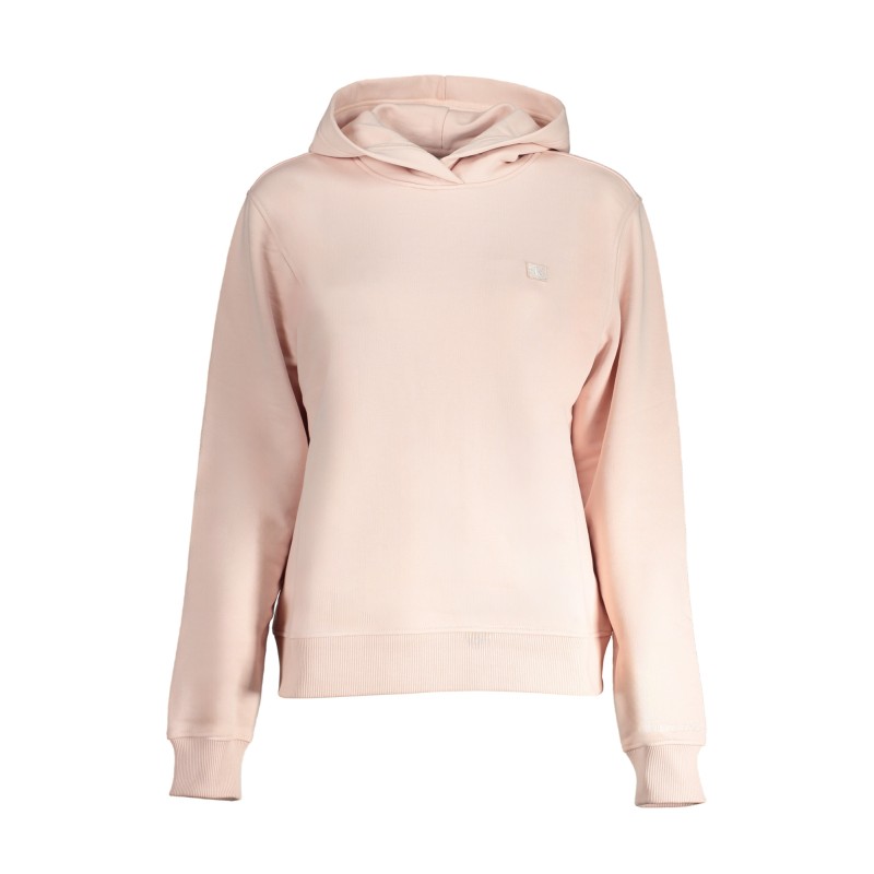 CALVIN KLEIN FELPA SENZA ZIP DONNA ROSA