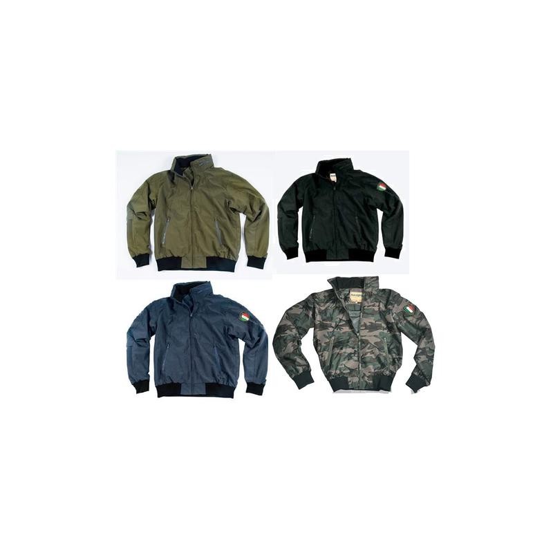 Bomber Vintage Tango con patch scudetto a velcro sulla manica