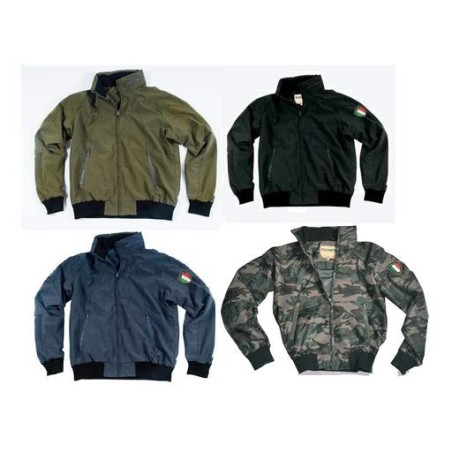 Bomber Vintage Tango con patch scudetto a velcro sulla manica