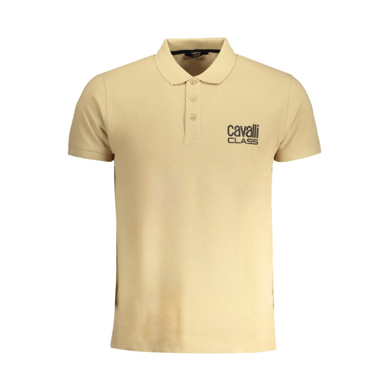 CAVALLI CLASS POLO MANICHE CORTE UOMO BEIGE