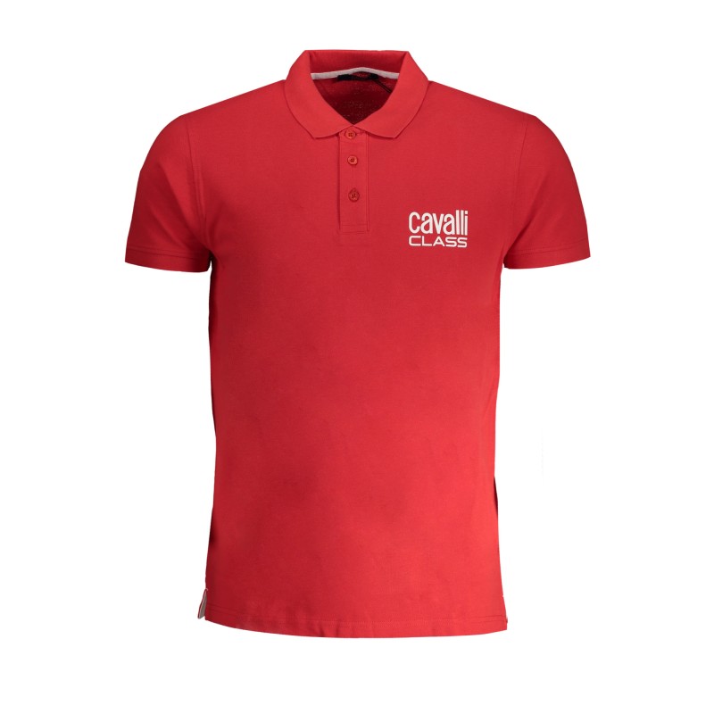 CAVALLI CLASS POLO MANICHE CORTE UOMO ROSSO