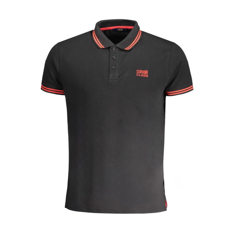 CAVALLI CLASS POLO MANICHE CORTE UOMO NERO