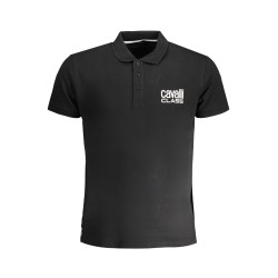 CAVALLI CLASS POLO MANICHE CORTE UOMO NERO