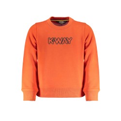 K-WAY FELPA SENZA ZIP BAMBINO ARANCIO