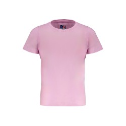 K-WAY T-SHIRT MANICHE CORTE BAMBINA ROSA