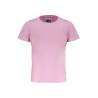 K-WAY T-SHIRT MANICHE CORTE BAMBINA ROSA