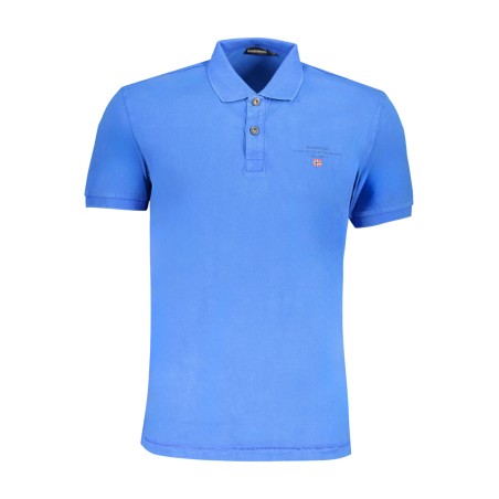 NAPAPIJRI POLO MANICHE CORTE UOMO BLU